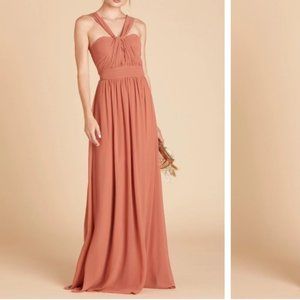 Birdy Grey Bridesmaid Dress - Grace Chiffon Convertible Cut in Terracotta